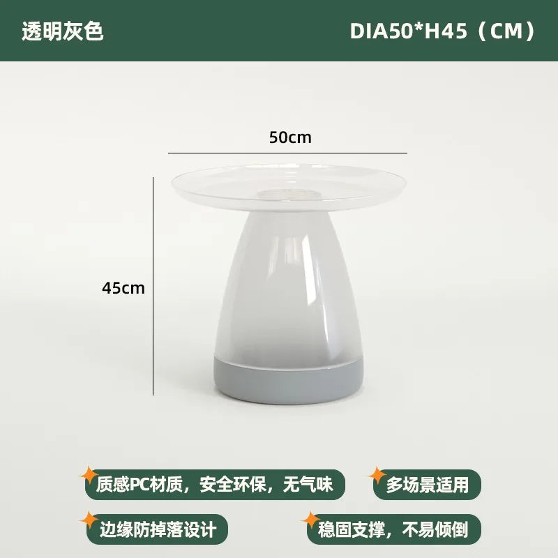 Nordic Bedside Table Simple Modern Bedroom Home Storage Simple Bedside Tables Creative round Leisure Small Coffee Tables