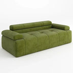 !@Hot Sales Customizable Luxury I-Shaped Fabric Sofa Set Compressed Sponge Bed for Living Room Custom Furniture Manufacturer