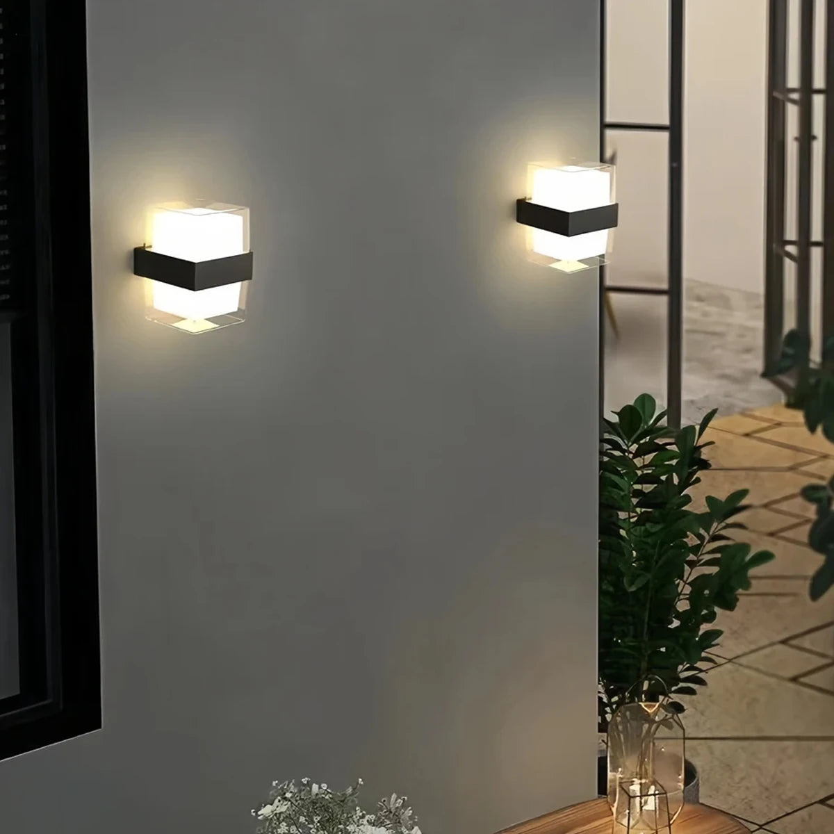 LED Wall Light 220V Rainproof Outdoor 10W Wall Sconce Lamp Bedroom Bedside Light Living Room Decor Lamp