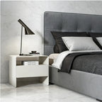 Modern Minimalist Bedside Table, Italian Designer Bedside Table, Luxurious Storage Cabinet, Suitable for Living Room and Bedroom