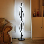 Nordic Postmodern LED Floor Lamp RGB Livingroom Bedroom Study Hotel Line without Main Light Spiral Vertical Luxury Corner Lamps