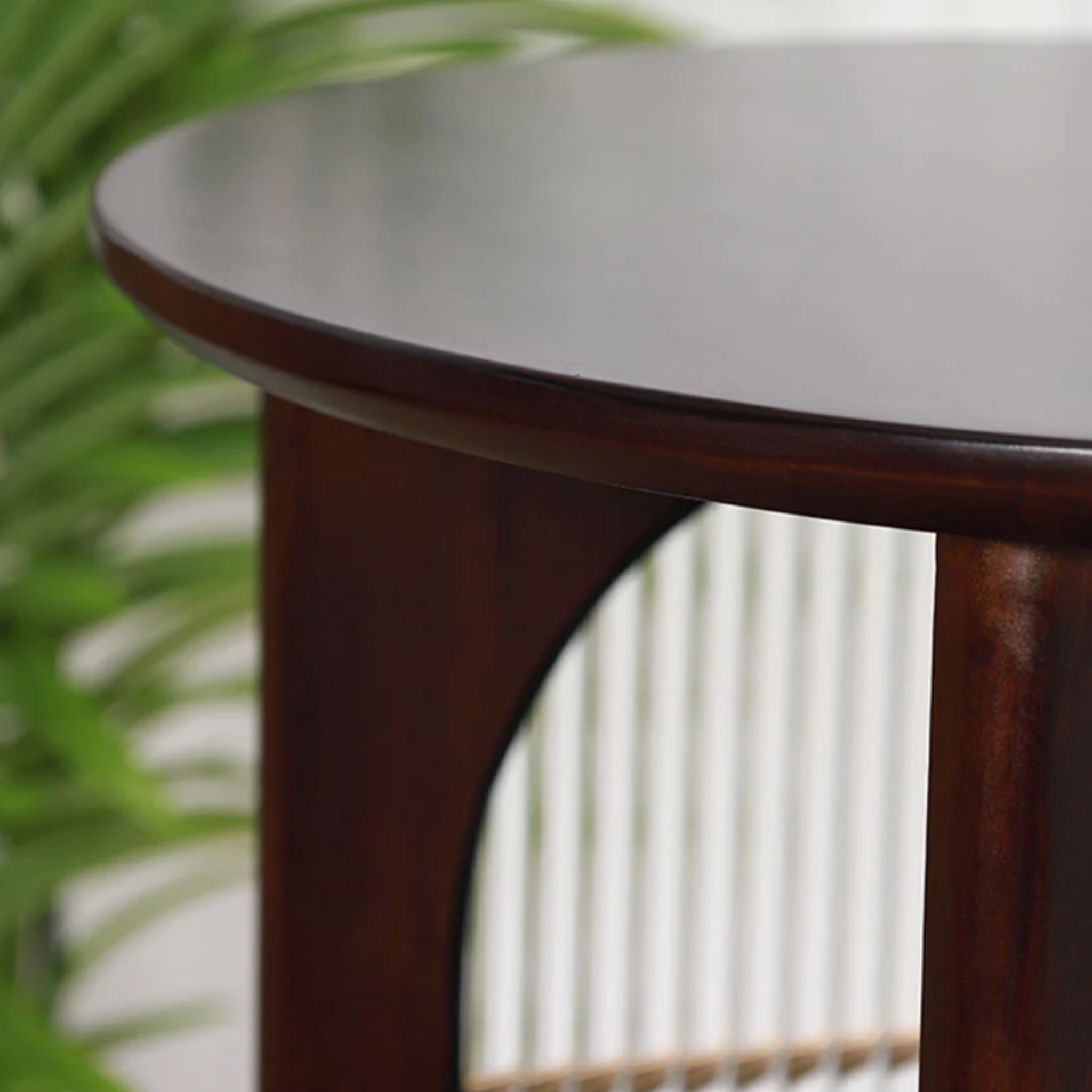 3-tier round side table with 360 degree swivel design