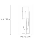 82 cm Chinese style wooden floor lamp