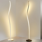 Colors of the modern curved LED floor lamp
