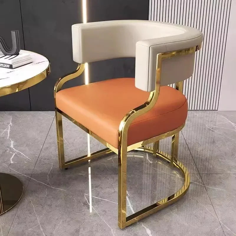 Stable Luxurious Modern Simple Leisure Chairs Dining Chairs Home Negotiation Chairs Fashion Makeup Chairs Tea Table Chairs