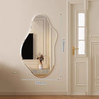 Wavy Wall Mirror Living Room Modern Decoration Aesthetic Mirror Funky Hanging Espelhos Home Decorations