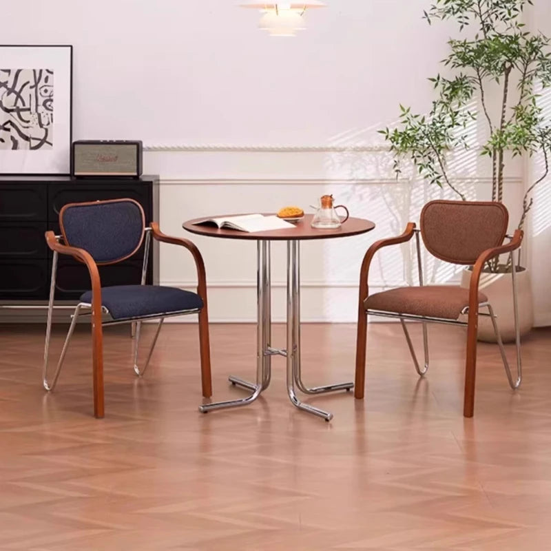 Pre-Loved Style Light Luxurious Vogue Dining Chair Retro Modern Minimalist Armchair Elegante Y Hermoso Dining Room Furniture