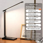 Eye Protection LED Desk Lamp - USB Rechargeable Dimmable Table Lamp for Student Reading Bedroom Bedside