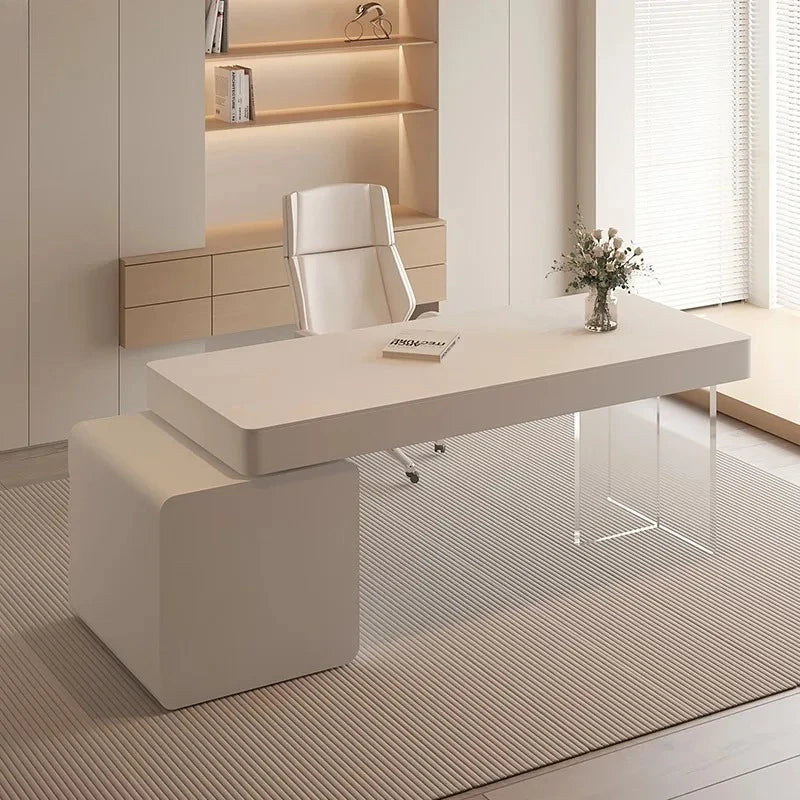 Jane Home Boss Writing Desk Beauty Salon Consultation Desk with Drawer Computer Desk