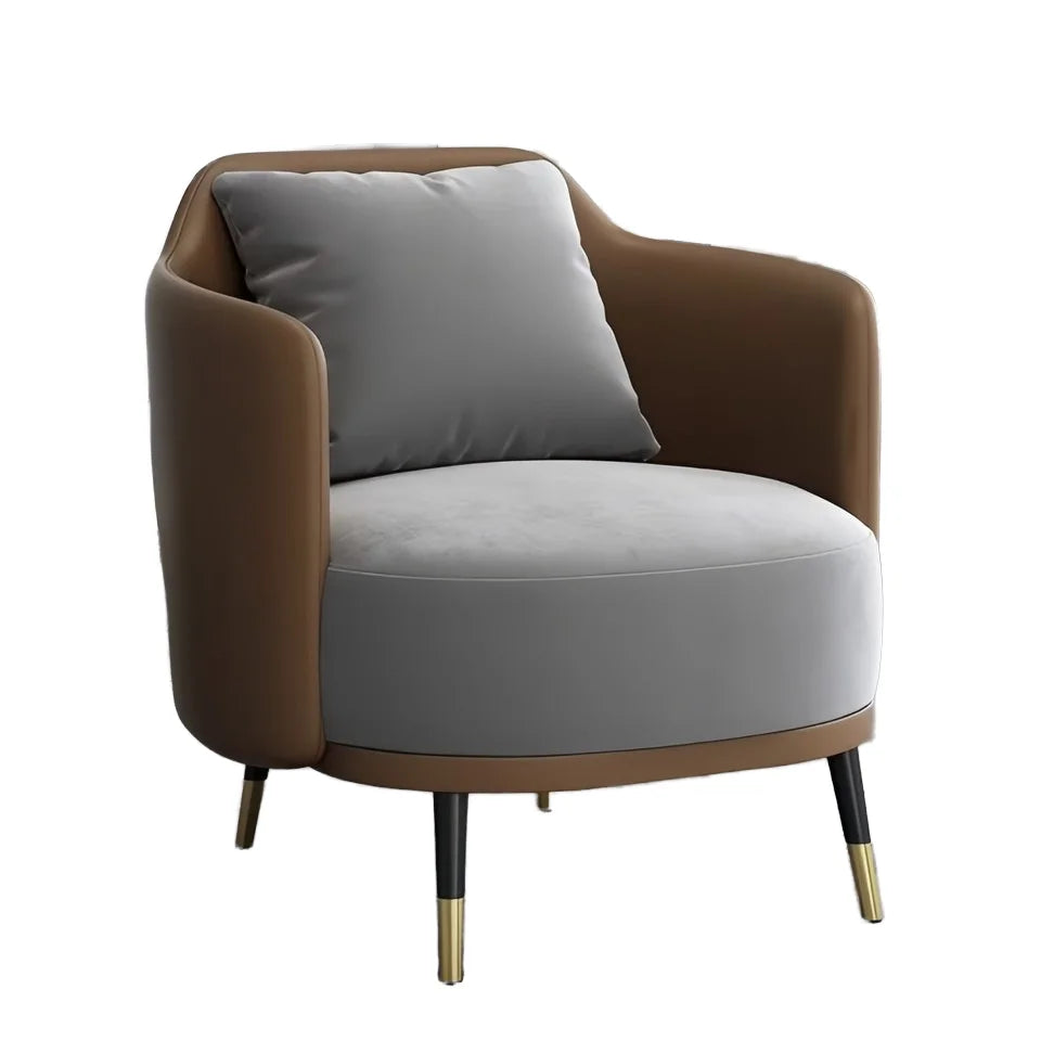 Light Luxury Leisure Business Office Hotel Lobby Reception Sofa Sales Office Reception Negotiation Chair