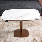 Multifunction Ceramic or Wooden Top Lift Top Coffee Table Computer Table Height Adjustable Study Desk Table