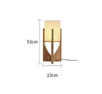 Japanese Style Quiet Wind Floor Lamp Living Room New Chinese Style Retro Homestay Hotel Bedroom Bedside Standing Table Lamp