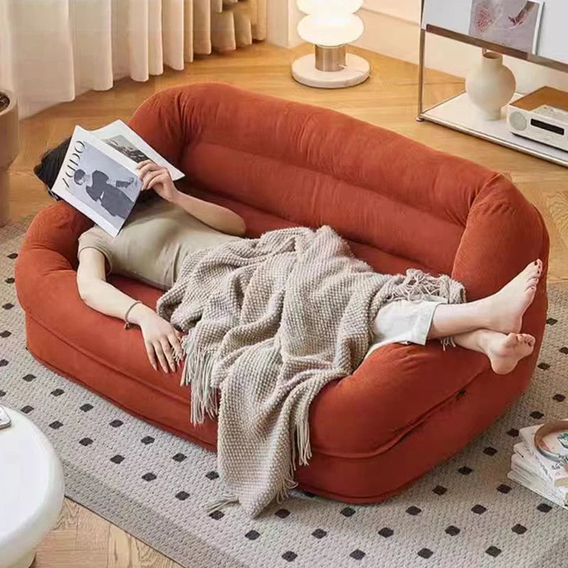Mini Double Sofa Living Room Bedrooms Lazy Sofa Modern Minimalist Design Air Sofas Comfortable Luxury Bubble Sofas Household
