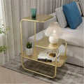 Light Luxury Sofa Side Table Simple Modern Bedside Coffee Tables Center Wrought Iron Living Room Balcony Nordic Furniture