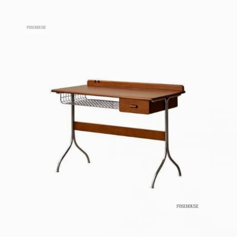 Nordic Solid Wood Computer Desks Home Study Office Reading Desk Retro Designer Creative Study Table for Office Computer Table