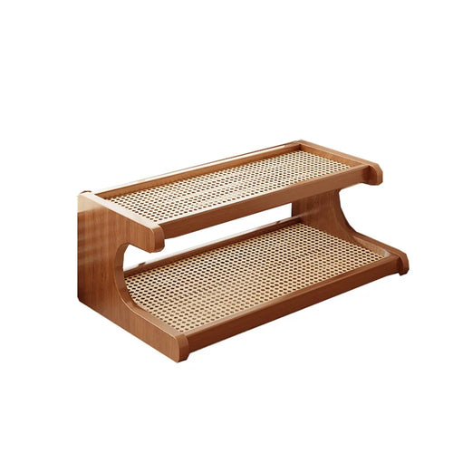 2/3 Tiers Desktop Storage Rack Compact Easy-To-Assemble Desk Bookshelf Space-Saving Multi-Functional Simple Shoe Organizer