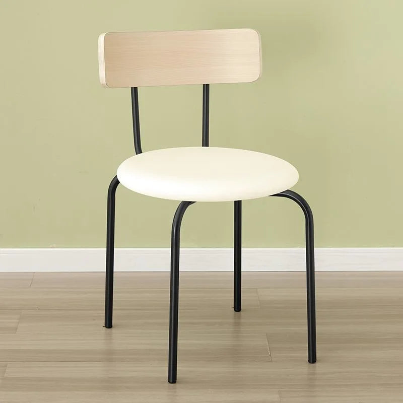 Trendy European Dining Chairs White Nordic Metal Office Dining Chairs Modern Luxury Muebles Para El Hogar Home Furniture
