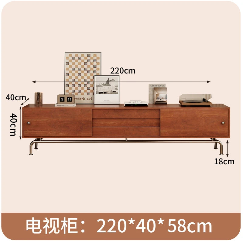 Modern Simple Tv Console Cabinet Elegant Style Personality Simple Tv Stands Boho Decoration Fernsehschrank Living Room Furniture
