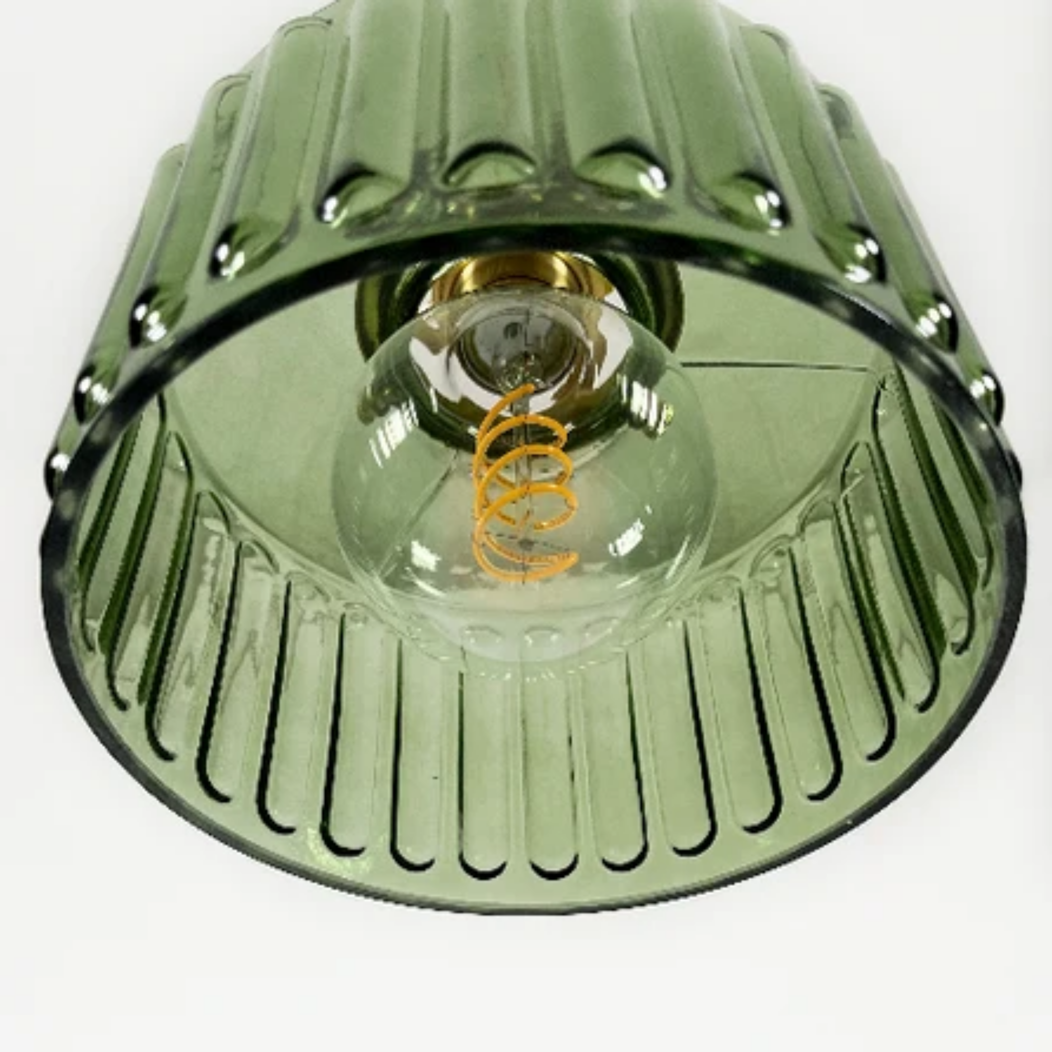 Japanese glass pendant light with E26 bulb socket