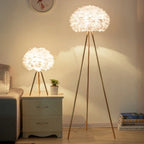 Modern Feather Floor Lamps Bedroom Bedside Led Lamp Home Decoration Living Room Sofa Standing Lamp Table Light Lustre Fixtures