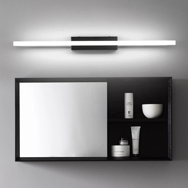 40Cm 50Cm LED Wall Lamp Bathroom Mirror Light Indoor Home Hotel Decors Acrylic Super Bright Long Strips Wall Mirror Lights