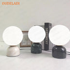 marble Table Lamp Modern Living Room Home Decor Glass Ball Table Lamps Hotel Bedroom Bedside Study Desk Light