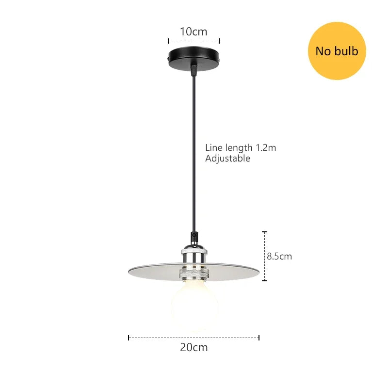 Vintage LED Pendant Lights Lamparas Creative Glass Hanging Lamp Modern Glass Chandeliers Bedroom Pendant Lamp Lamps Aesthetic