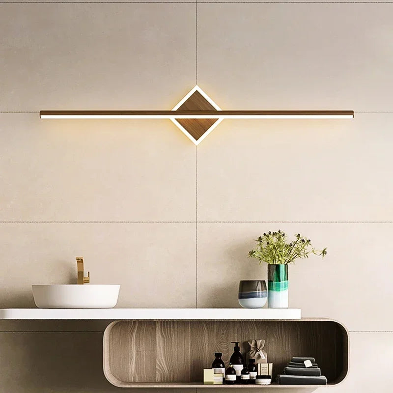 Modern LED Long Strip Wall Lamp for Bathroom Mirror Lamp Living Room Bedsideds Interior Decor Lighting Fixture Wall Sconce