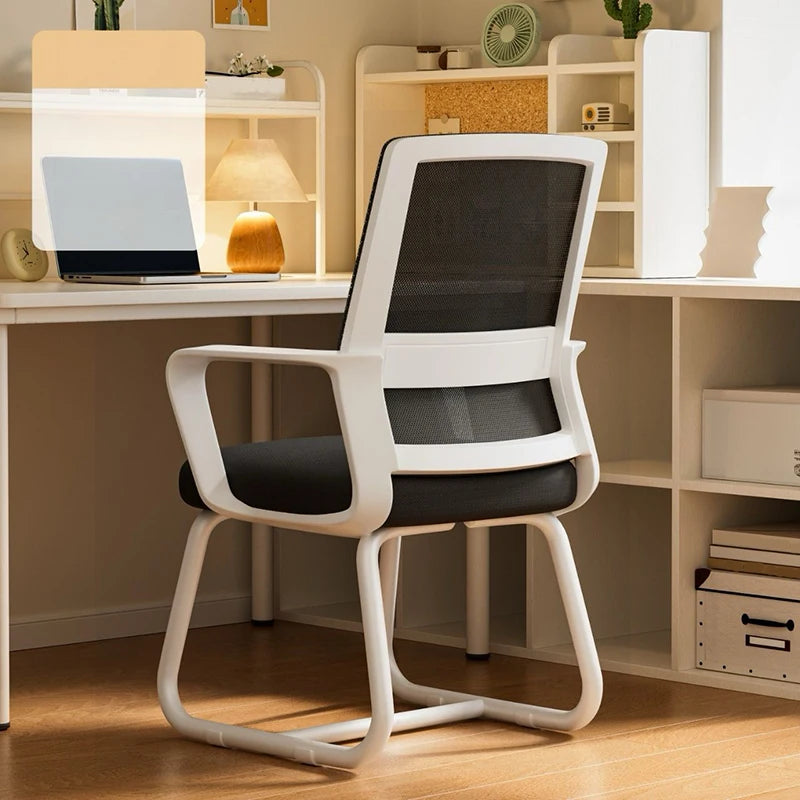 Ergonomic Computer Chair Daily Home Soft Cushion Chair Mesh Breathable Backrest Comfortable Office Computer Learning Chair