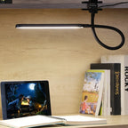 LED Adjustable Table Lamp USB 3 Colors Eye Protection Study Night Lamps Clip on Dimmable for Home Office Reading Led Desk Lamps