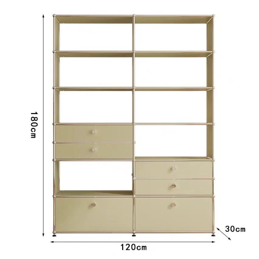 Living Room Cabinet Sideboards Coffee Table Tv Stand Storage Cabinet Corner Metal Storage Display Customizable Modular Furniture