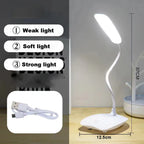 USB Charging Plug-In Mini LED Desk Lamp Reading Book Light Eye-Protection Children Study Table Lamp Night Light