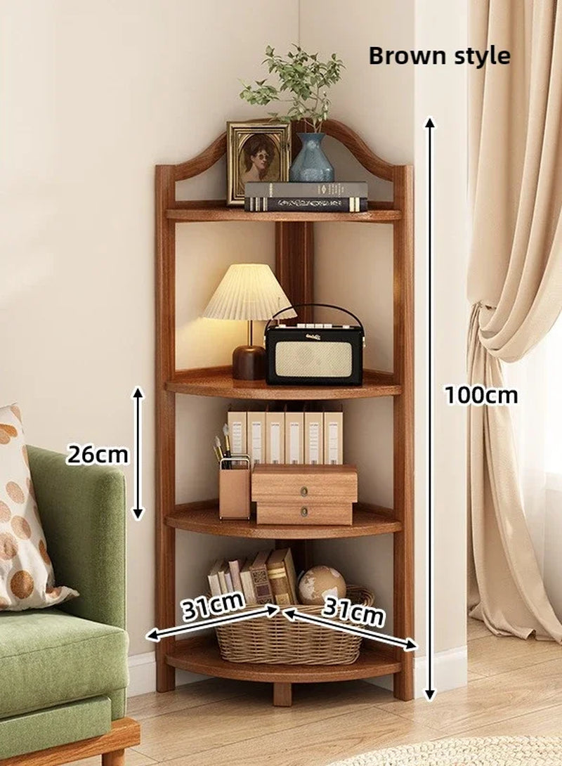 Household Goods Corner Cabinet Triangle Corner Cabinet Indoor Shelf Shelf Living Room Floor Locker Modern Simple Storage Rack