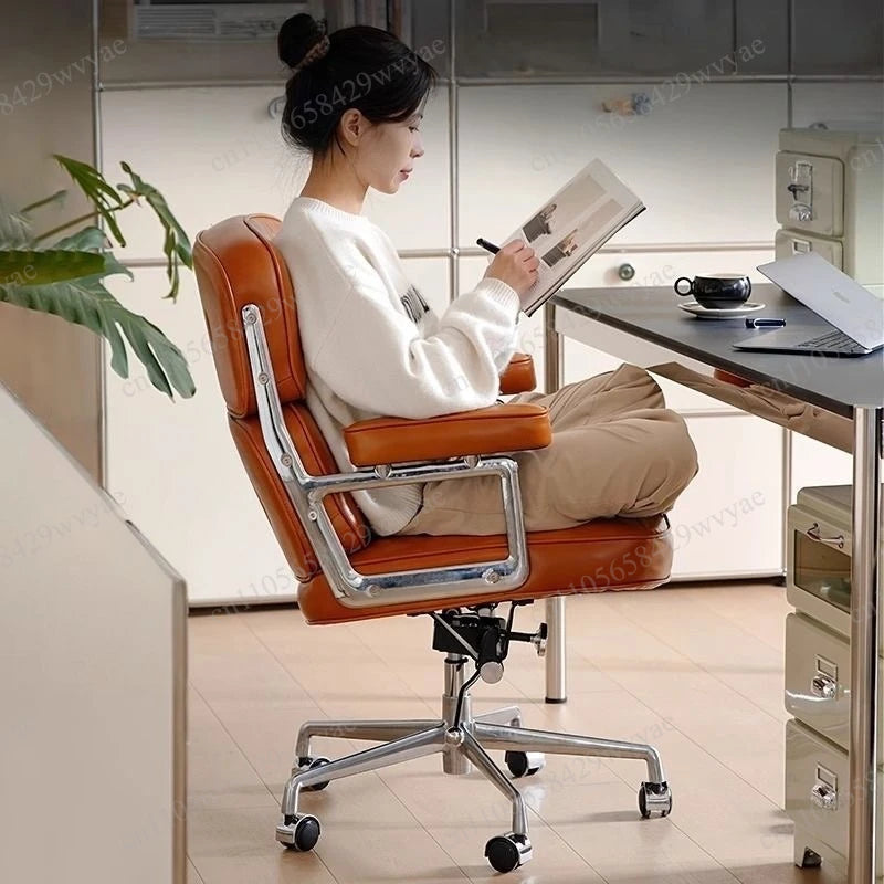 Lifting Computer Chair, Home Boss Chair, Study Office Swivel Chair