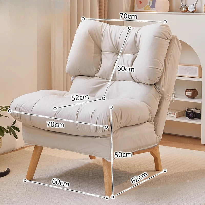 Light Luxury Comfortable Durable Single Sofa Chair Casual Minimalist Nordic Living Room Chair Hermoso Y Elegante Home Furniture