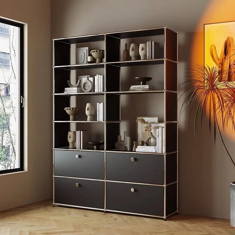 Living Room Cabinet Sideboards Coffee Table Tv Stand Storage Cabinet Corner Metal Storage Display Customizable Modular Furniture