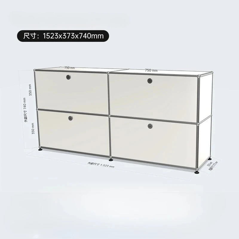 Living Room Cabinet Sideboards Coffee Table Tv Stand Storage Cabinet Corner Metal Storage Display Customizable Modular Furniture