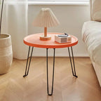 Foldable Plastic Sofa Side Table with Steel Legs Modern Lightweight Side Table Living Room Durable Indoor Outdoor Coffee Tables