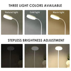 LED Desk Lamp Portable Eye Protection USB Plug 3 Dimming Color Stand Stepless Dimming Eye Protection Bedroom Bedside Lamp Work