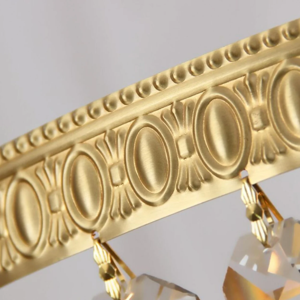 Detail of the copper frame