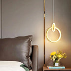 1 PC Modern Home Decor Led Lights Bedroom Lamp Bedside Pendant Light Lamps Led Chandeliers Hanging Light Indoor Lighting