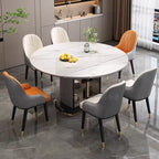 Luxury Modern Dining Table Coffee Restaurant Kitchen Marble Chairs Dining Table Nordic Lounge Mesas De Jantar Salon Furniture