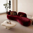 Modern Minimalist Curved Sofa Nordic High-End Clothing Store Beauty Salon Front Desk Lounge Reception Sofa Office Furniture FYOS