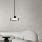 Glass Lampshade Hanging Pendant Lamp for Dining Room Kitchen Bedside Living Room Bedroom Minimalist LED Chandelier Pendant Light