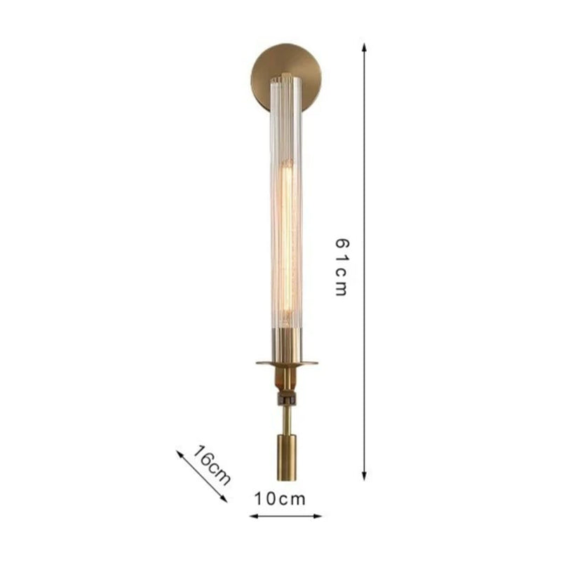 Simple Postmodern Scandinavian Wall Lamp for Hotel Bedroom Bedside Lamp Creative Light Luxury Corridor Background Decor Lighting