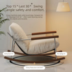 Single Rocking Chair, Balcony Leisure Chair, Recliner, Household Living Room Bean Bag Chair, Bedroom Nap Chair, Lounge Chair