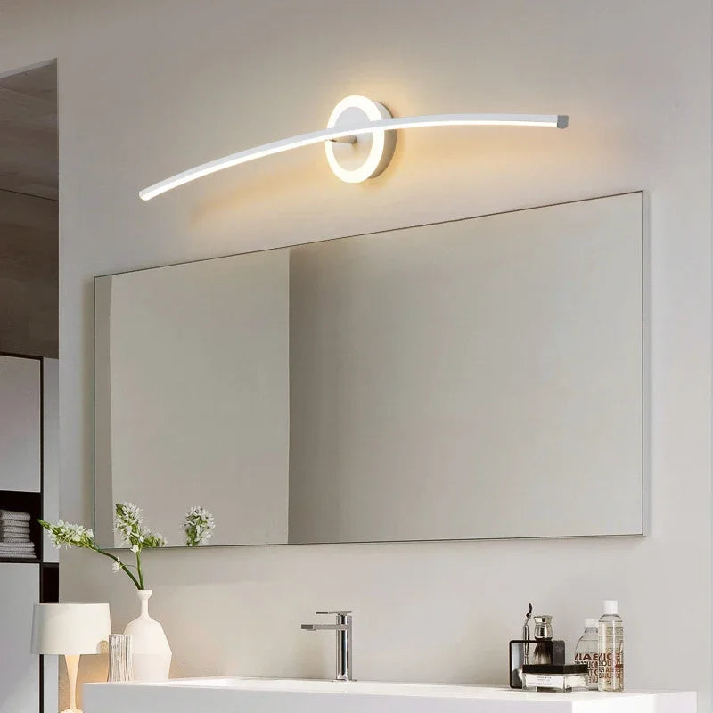 Led Bathroom Light Mirror Wall Lamp Home Decor Wall Mount Light Fixture Modern Wall Lamps for Living Room Bedroom Hotel Bar Cafe