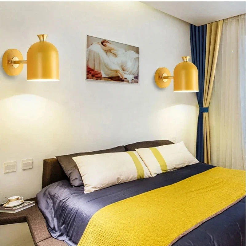 Nordic Minimalist Modern Children'S Room Bedroom Wall Lamp Creative Bedside Lamp Living Room Wall Stair Lamp