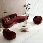 Modern Minimalist Curved Sofa Nordic High-End Clothing Store Beauty Salon Front Desk Lounge Reception Sofa Office Furniture FYOS