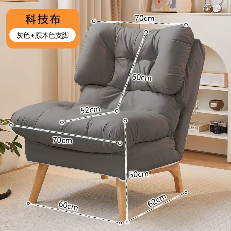 Light Luxury Comfortable Durable Single Sofa Chair Casual Minimalist Nordic Living Room Chair Hermoso Y Elegante Home Furniture